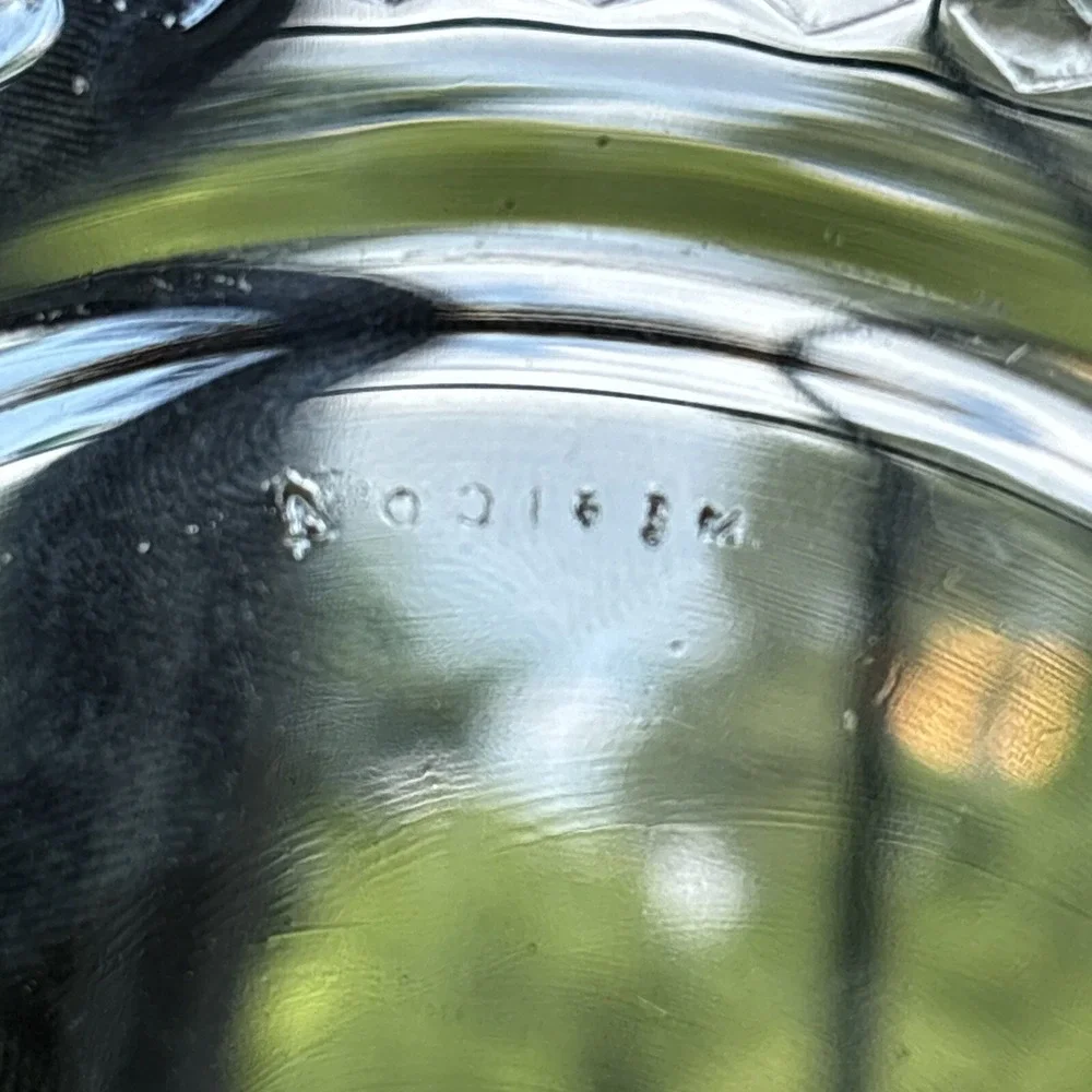 Vintage Fortecrisa‎ Mexico Clear Glass Plate 7